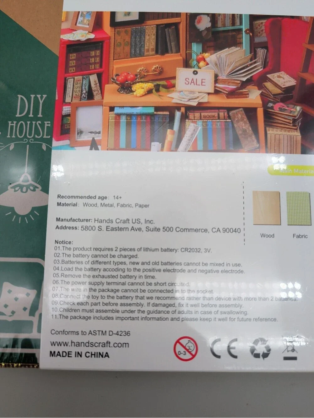 Hands Craft DIY Miniature House - Sam's Study